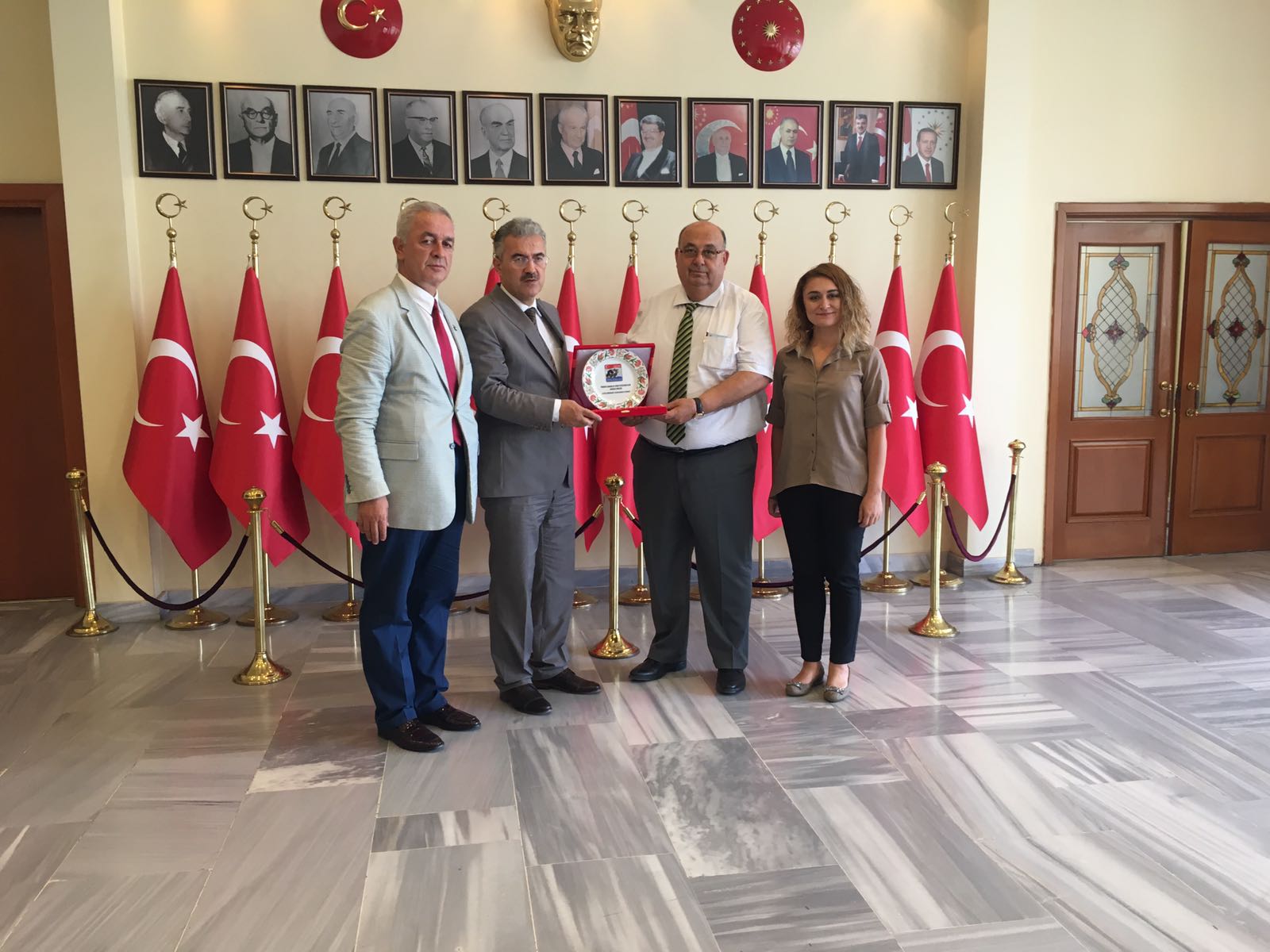 Merkez Birliği Heyeti İzmir Valisi Sayın Erol AYYILDIZ’ı Ziyaret Etti